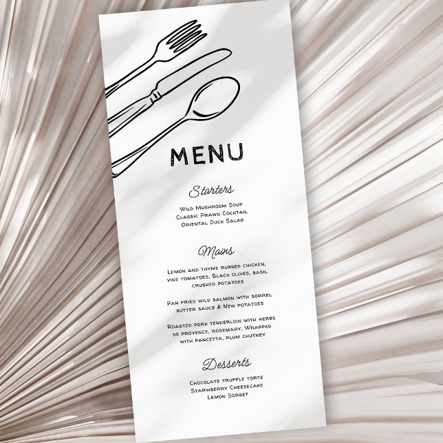 Menu de Casamento com Cujo Portão Imunológico (Criador carregado)