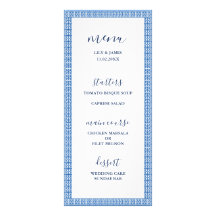 Menu de Casamento da Chave Grega