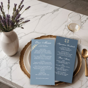 Menu de Casamento da Sinfonia Floral do eterno