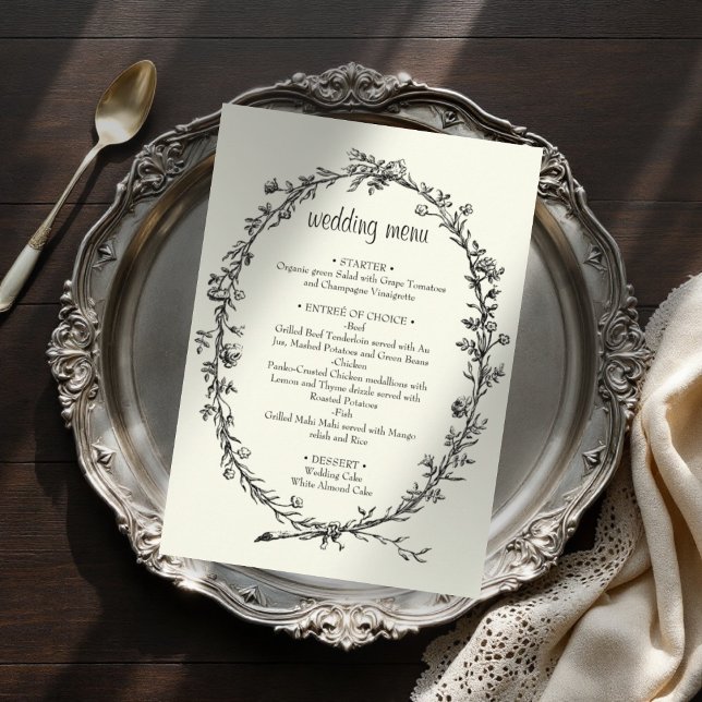 Menu de casamento da vitória (Criador carregado)