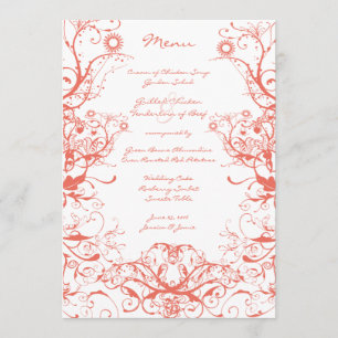 Menu de Casamento de Aves e Sujidade