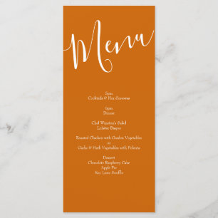 Menu de Casamento de Peony e Rosa de Queda de Pó