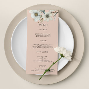 Menu de Casamento de Pessegueira Branca de Pessegu