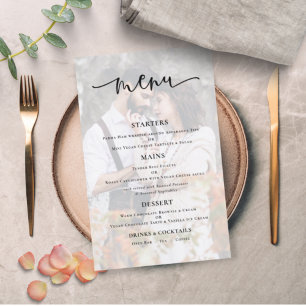 Menu de Casamento de Script de Plano de Fundo de F