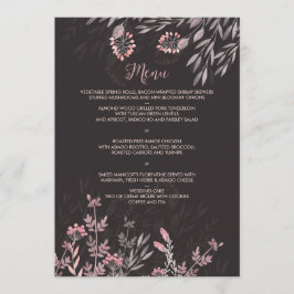 Menu de Casamento de Sonhos da Noite de Verão