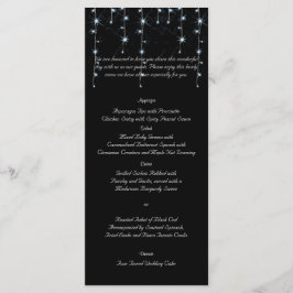 Menu de Casamento de Vineyard da Meia-Noite
