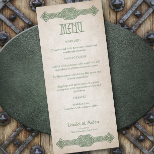 Menu de Casamento do Jogador Céltico