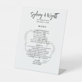 Menu de Casamento Permanente dos Corações Credidos