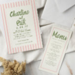 Menu de Casamento Retroativo da Tipografia de Manu<br><div class="desc">, </div>