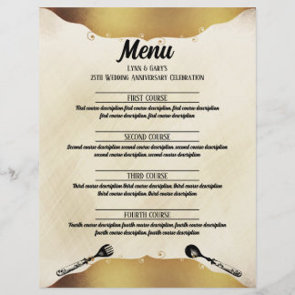 menu de catering do evento do tipo vintage fork sp