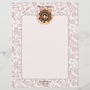 Menu de cozinha giro marrom