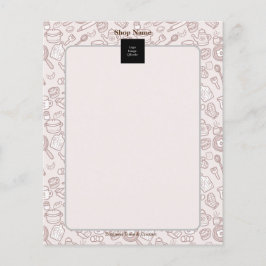 Menu de cozinha giro marrom