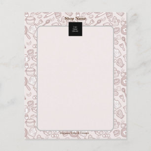 Menu de cozinha giro marrom