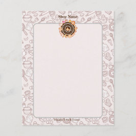 Menu de cozinha giro marrom