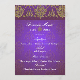 Menu de damasco PixDezines florentius/ouro falso