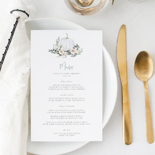 Menu de Evento Greenerescente de Abas de Outono Br