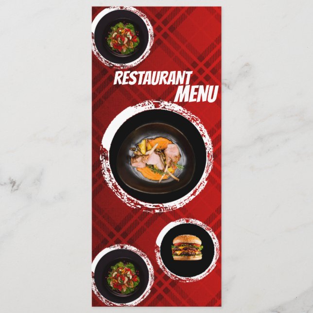 Menu de Folha Única (Frente)