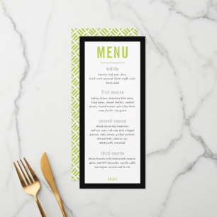 MENU DE JANTAR grade metal moderno lima preto