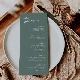 Menu de Janto Formal de Parte de Recepção de casam