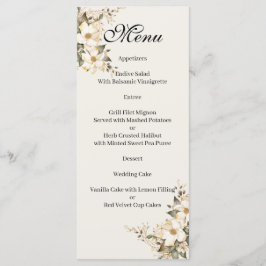 Menu de Quinceanera Magnólia