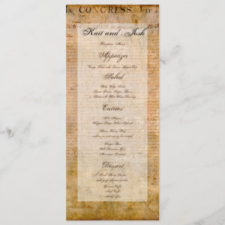 Menu Declaração de Independência 📜 Pergaminhos Históri