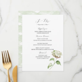Menu Decoração de Mesa de Casamento com Hortênsias | Me