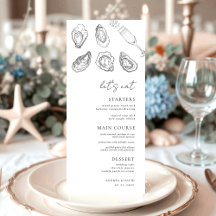 Desenho de Ostras de Champanhe Eat Casamento Branc