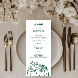 Menu Desenho moderno de porta de Mesa de buffet Whimsic