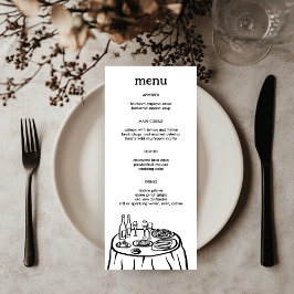 Menu Desenho moderno de porta de Mesa de buffet Whimsic