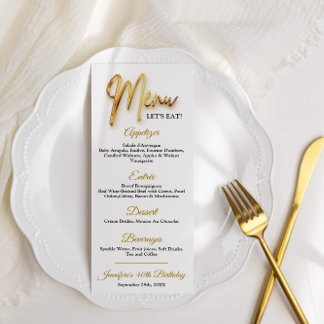 Menu - Design Minimalista Tex Dourado 3d