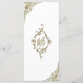 Menu Design vitoriano