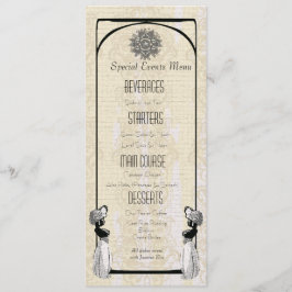 Menu do casamento da casa de Shisha das noites