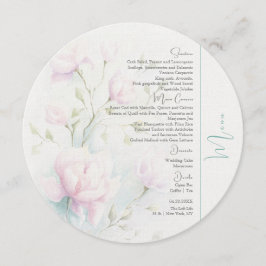 Menu do Círculo Caseiro da Magnólia Rosa