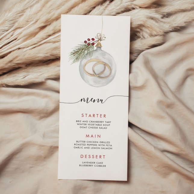 Menu do Enfeites de natal de inverno (Criador carregado)