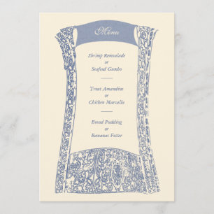 Menu do evento do casamento da indústria