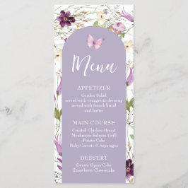 Menu do Partido Jardim de Borboletas de Uma Flores