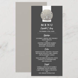 Menu Dólar de Areia Solitária - Cinza de carvão - Casam