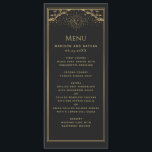 Menu Dourado Sun e Moon Tarot<br><div class="desc">Design de casamento elegante e moderno inspirado num cartão de tarô. Design não é folha de papel real. Você pode personalizar isso ainda mais clicando no botão "PERSONALIZAR". Correspondência de Itens em nosso compro para um tema completo de festa. Para mais perguntas,  contacte-nos em ThePaperieGarden@gmail.com</div>
