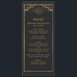 Menu Dourado Sun e Moon Tarot<br><div class="desc">Design de casamento elegante e moderno inspirado num cartão de tarô. Design não é folha de papel real. Você pode personalizar isso ainda mais clicando no botão "PERSONALIZAR". Correspondência de Itens em nosso compro para um tema completo de festa. Para mais perguntas,  contacte-nos em ThePaperieGarden@gmail.com</div>