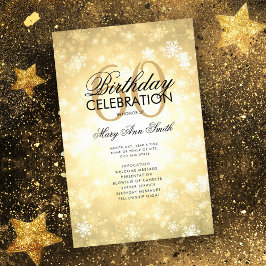Menu Dourado Wonderland do Programa de Aniversário