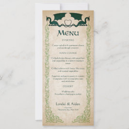 Menu Dragon Gamer Fantasy