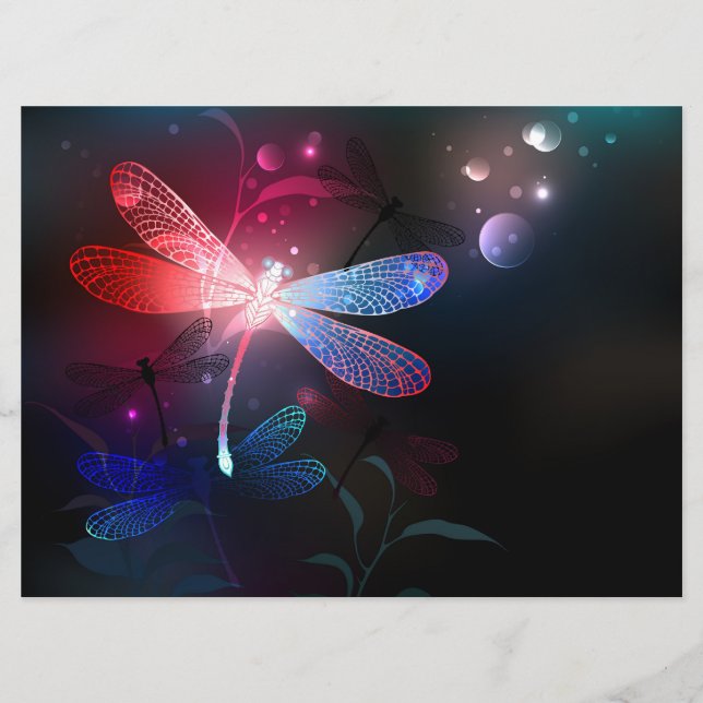 Menu Dragonfly vermelha (Frente)