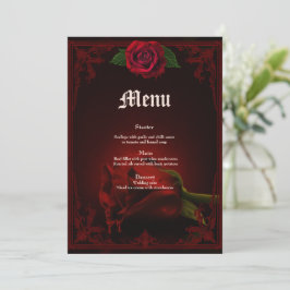 Menu Drama do Amor, o Rosa gótico da Memória.