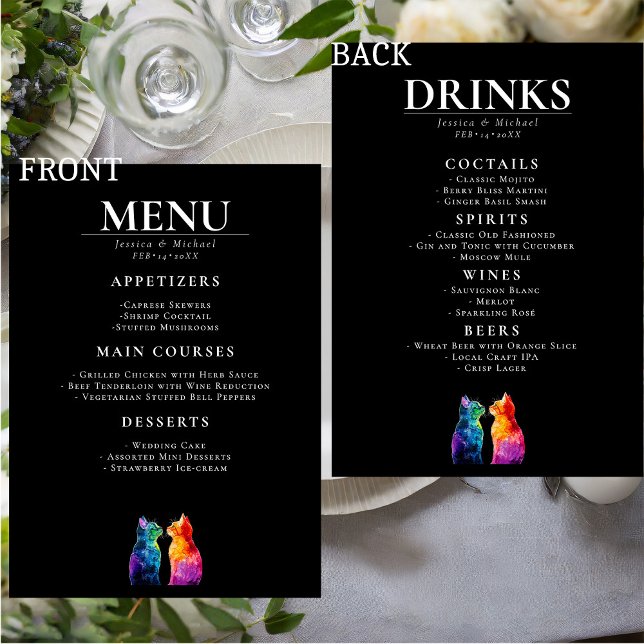 🌈 MENU + DRINKS Purrfectamente Seu: Um Amor Arco- (🌈 MENU + DRINKS Purrfectly Yours: A Rainbow Love)
