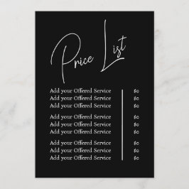 Menu e Preço de Marcas Empresariais Minimalistas M