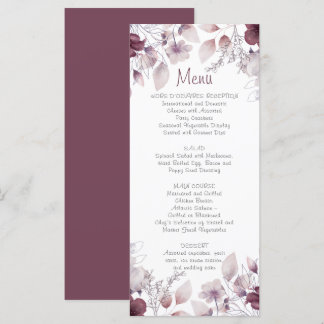 Menu Edulcora, Púrpura Dusta, Placa-Rosa Mauve