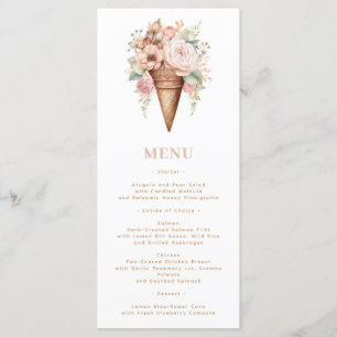 Menu Ela foi esfregada no Chá de panela Sorvete