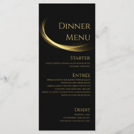 Menu Elegance-Wedding do ouro- Menu