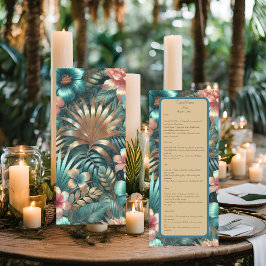 Menu Elegância Tropical