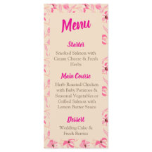 Elegante Bege e Rosa Floral Casamento